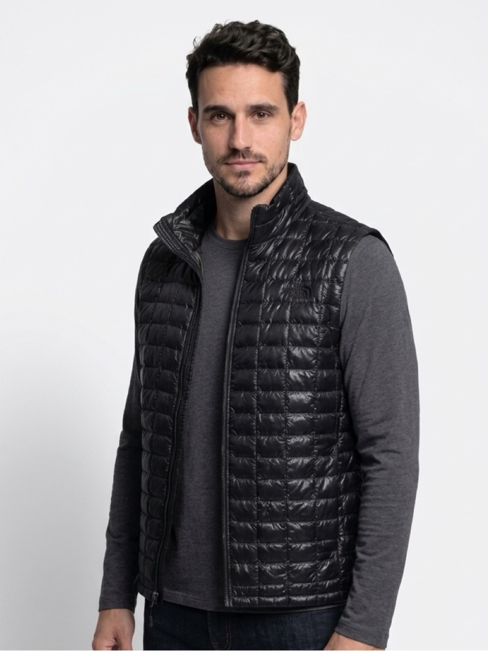 The North Face ThermoBall
Vest Size XL Black Quilted Zip